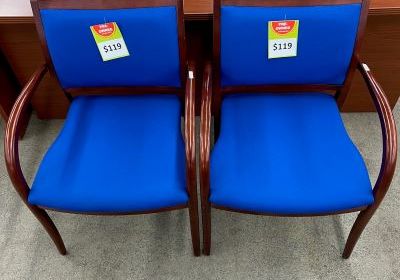 Royal Blue Guest Chairs