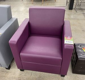 Purple Club Chair